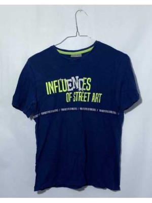 Tricou baietei cu imprimeu pe piept Destination