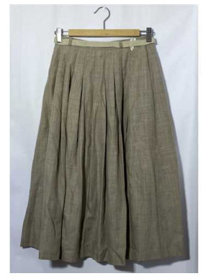 Fusta dama medie cu curea si model floral 2