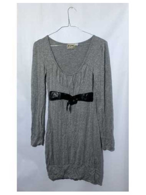 Rochita dama gri cu maneca lunga YOU