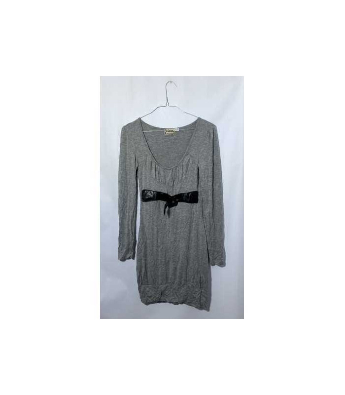 Rochita dama gri cu maneca lunga YOU