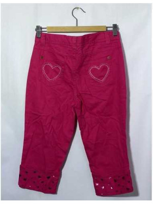 Pantaloni trei sferturi roz copii cu inimioare la tiv Faded Glory 2
