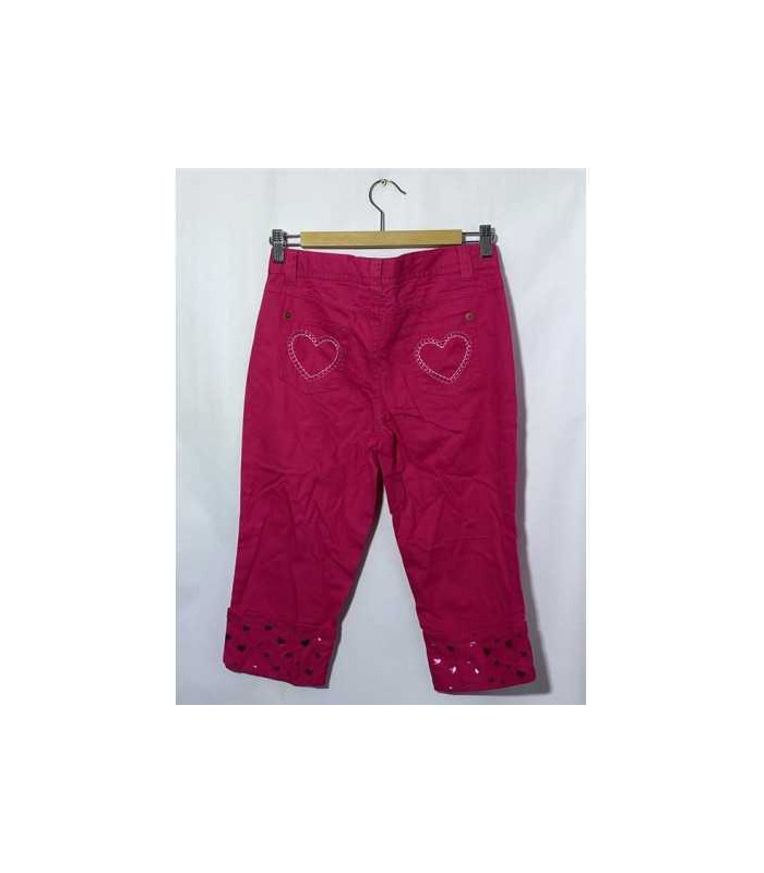 Pantaloni trei sferturi roz copii cu inimioare la tiv Faded Glory