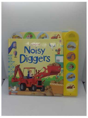 Carte cu sunete in limba engleza Noisy Diggers Usborne