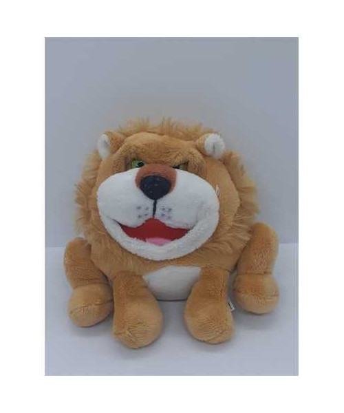 Jucarie de plus mascota Play Face Pals leu 16 cm