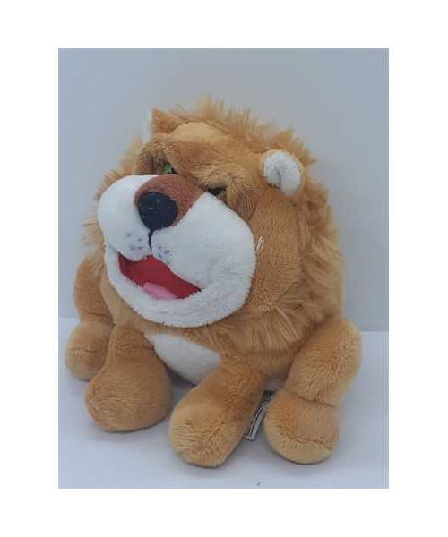 Jucarie de plus mascota Play Face Pals leu 16 cm