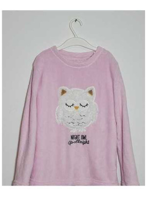 Bluza pufoasa de pijama pentru fetite