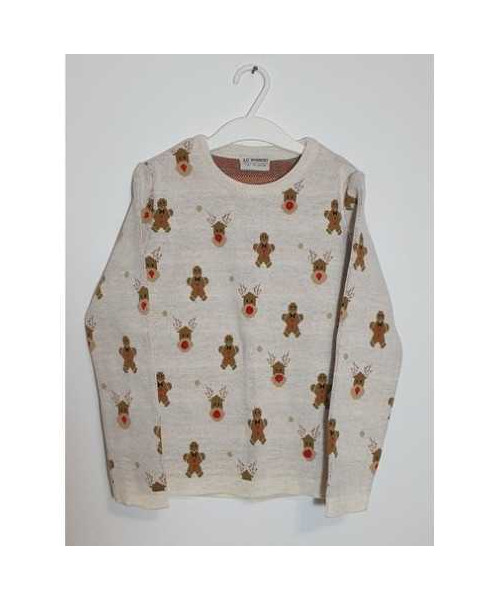 Pulover pentru fetite imprimeu de Craciun LC WAIKIKI