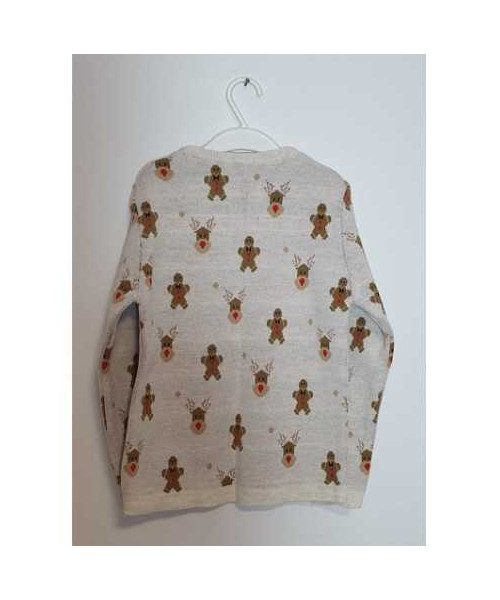 Pulover pentru fetite imprimeu de Craciun LC WAIKIKI