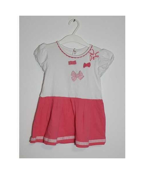 Rochita pentru fetite cu fundite pe piept