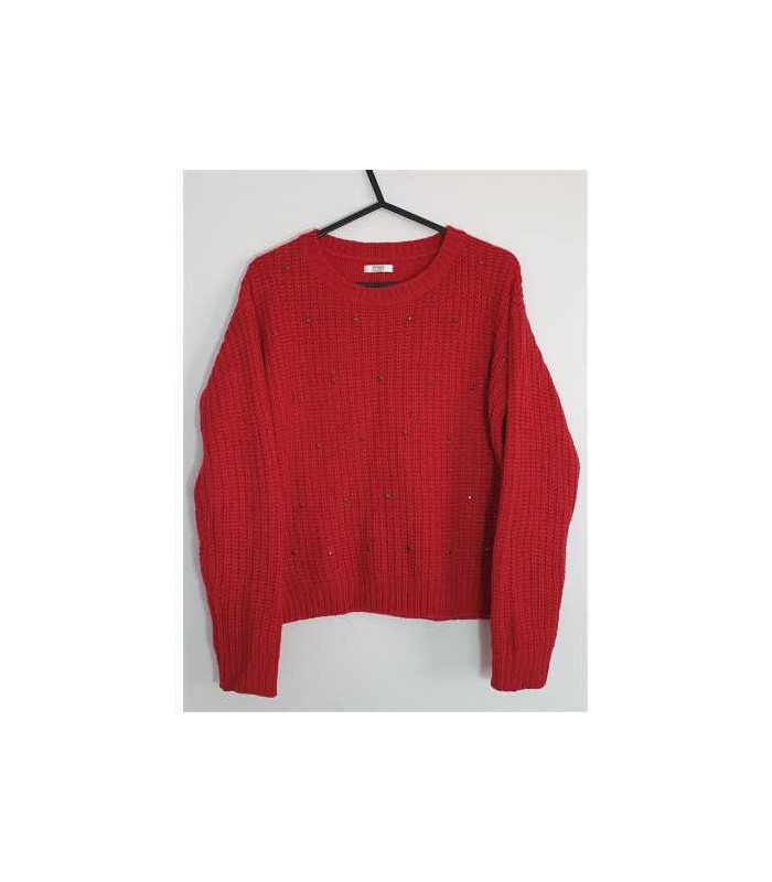 Pulover tricotat accesorizat cu tinte GIRLS