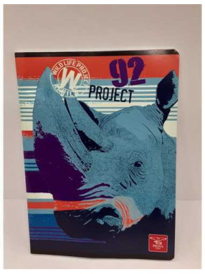 Caiet A5 48 file dictando model rinocer Pigna