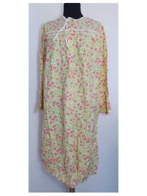 Camasa de noapte cu motive florale