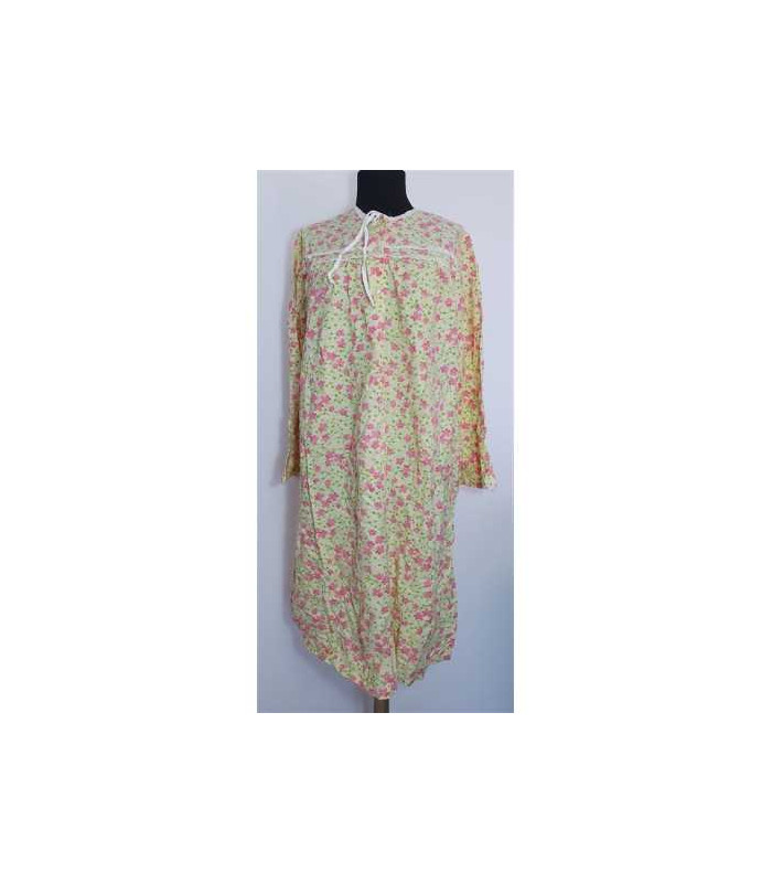 Camasa de noapte cu motive florale