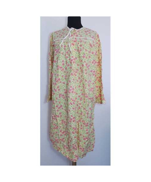 Camasa de noapte cu motive florale