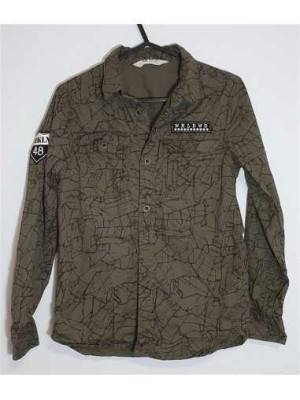 Camasa pentru baieti culoare kaki H&M