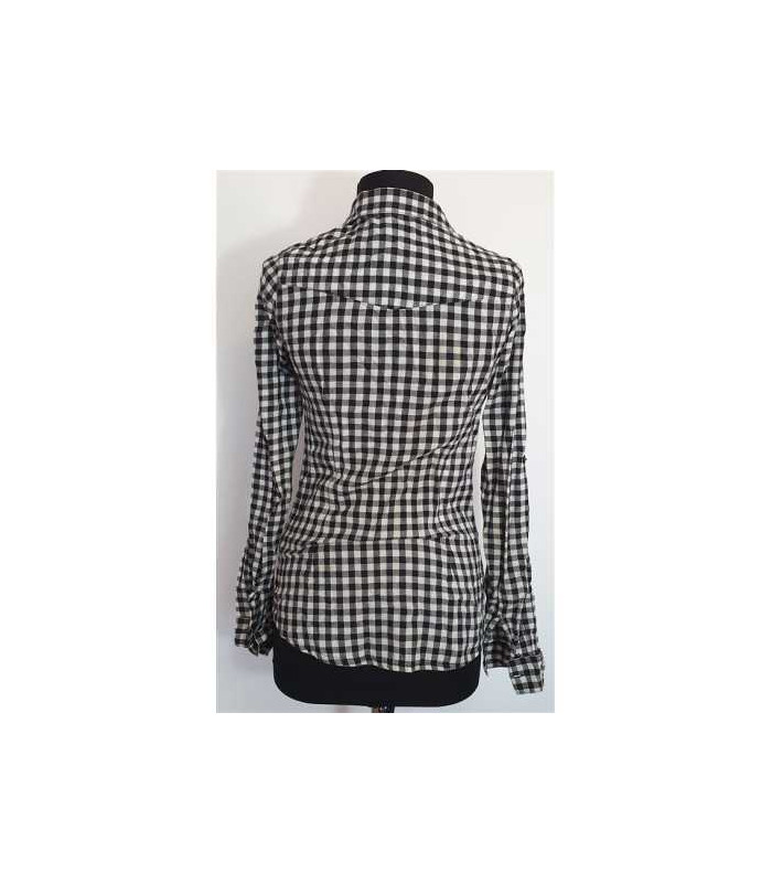 Camasa cu maneca lunga in carouri Chicoree