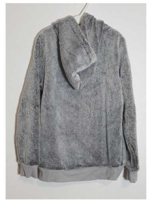 Hanorac pufos pentru copii imprimeu cu urs polar Little kids 2