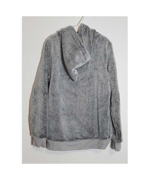 Hanorac pufos pentru copii imprimeu cu urs polar Little kids