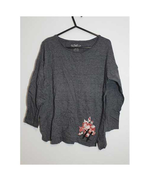 Bluzita cu maneca lunga imprimeu cu flori Pepperts