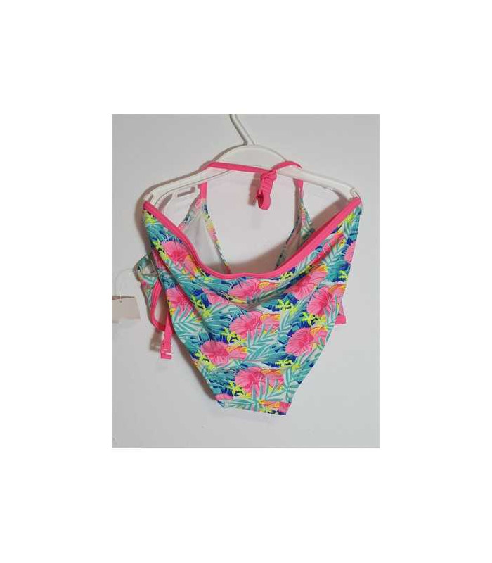 Costum de baie multicolor din 2 piese pentru fetite