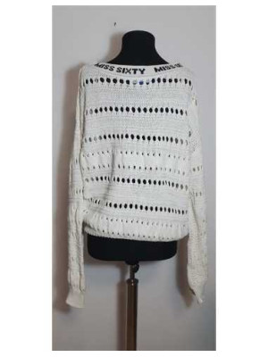 Pulover din tricot cu model perforat Miss Sixty 2