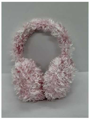 Bentita pufoasa protectie urechi pentru fetite