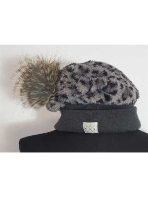 Caciulita de dama cu mot din blanita artificiala Eight2nine 2