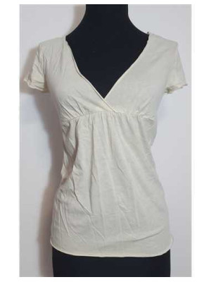 Tricou dama Uni cu decolteu in V marimea S