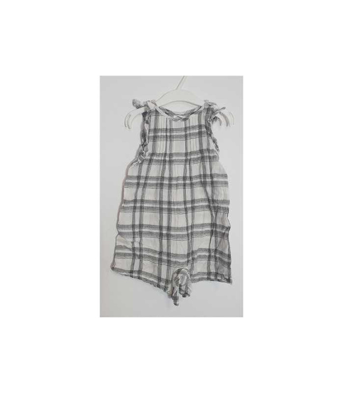 Salopeta de vara pentru fetite in carouri Next