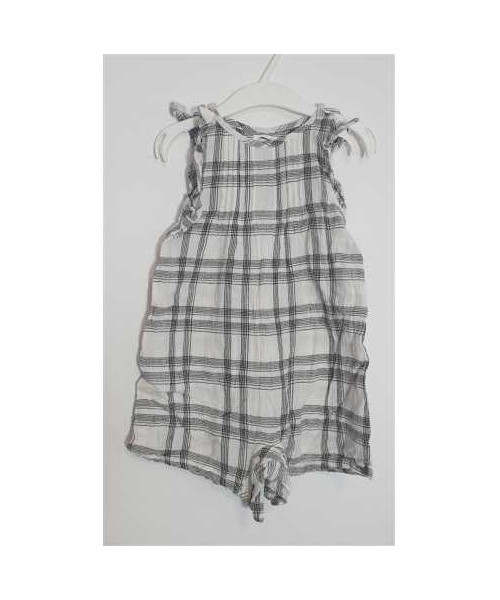 Salopeta de vara pentru fetite in carouri Next