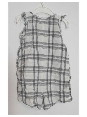 Salopeta de vara pentru fetite in carouri Next 2