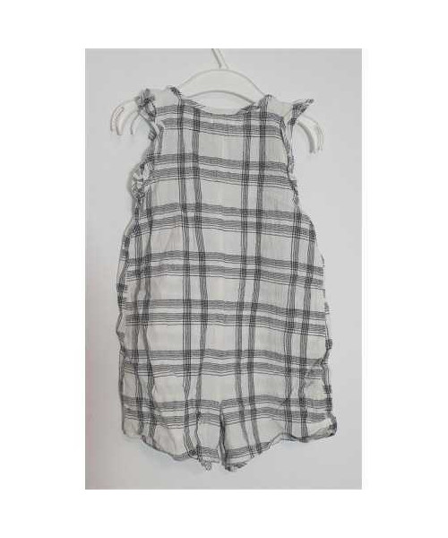 Salopeta de vara pentru fetite in carouri Next