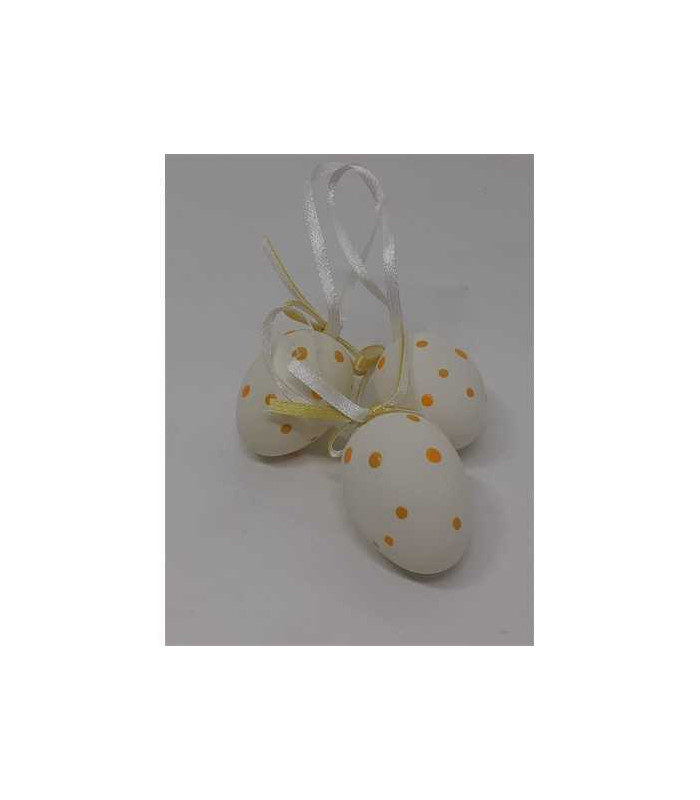 Set 3 oua decorative din plastic pentru Paste