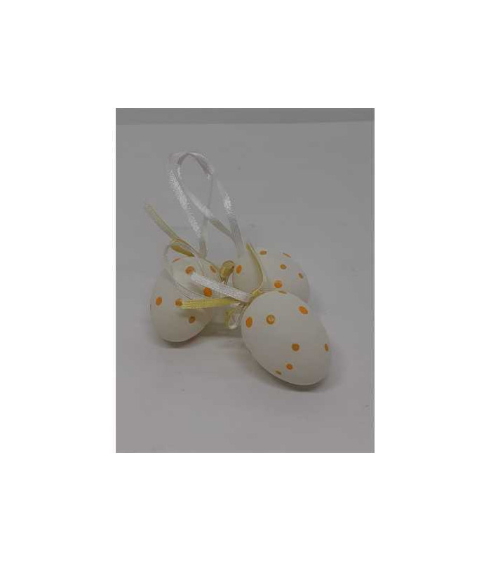 Set 3 oua decorative din plastic pentru Paste