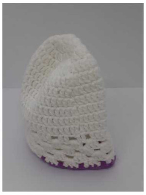 Caciulita crosetata pentru primavara fetite 2