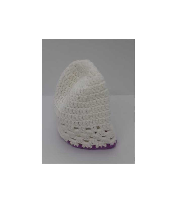 Caciulita crosetata pentru primavara fetite