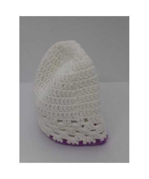 Caciulita crosetata pentru primavara fetite