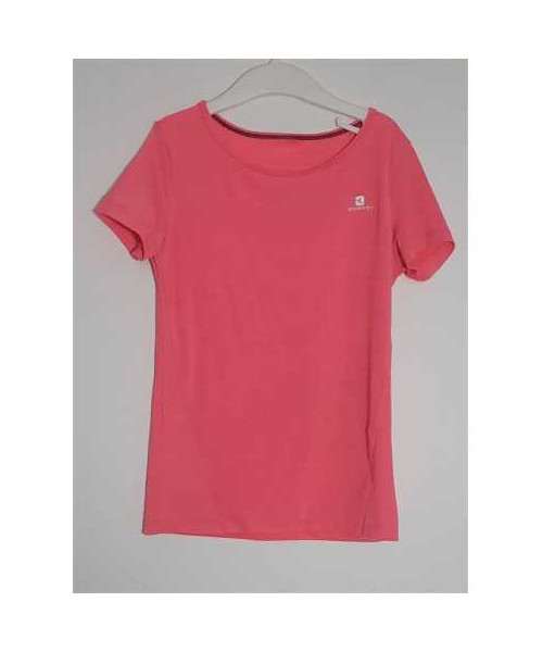 Tricou Uni cu maneca scurta pentru fetite Domyos