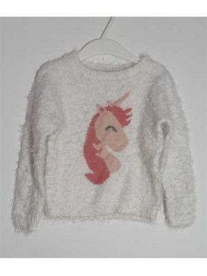 Pulover pufos pentru fetite In Extenso