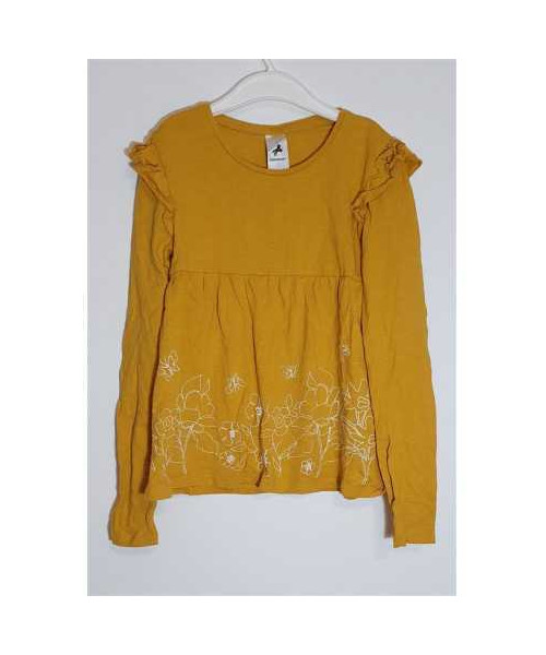 Bluzita maneca lunga cu volane la umeri Palomino