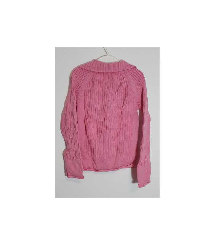 Pulover tricotat pentru fetite cu floricele multicolore TCM