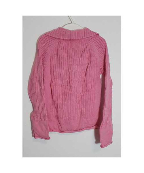 Pulover tricotat pentru fetite cu floricele multicolore TCM