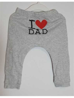 Pantalonasi de pijama pentru copii cu imprimeu inimioara Fox&Bunny by Sinsay