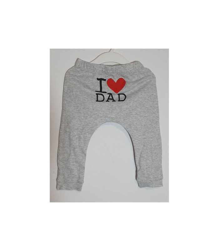 Pantalonasi de pijama pentru copii cu imprimeu inimioara Fox&Bunny by Sinsay