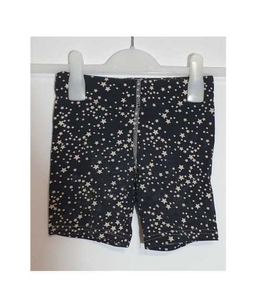 Pantaloni scurti pentru fetite imprimeu cu stelute