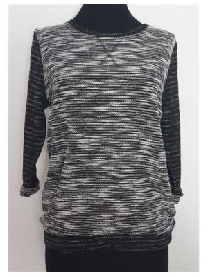 Bluza tricotata dama cu maneci trei sferturi H&M