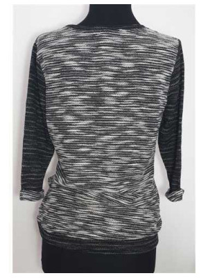 Bluza tricotata dama cu maneci trei sferturi H&M 2