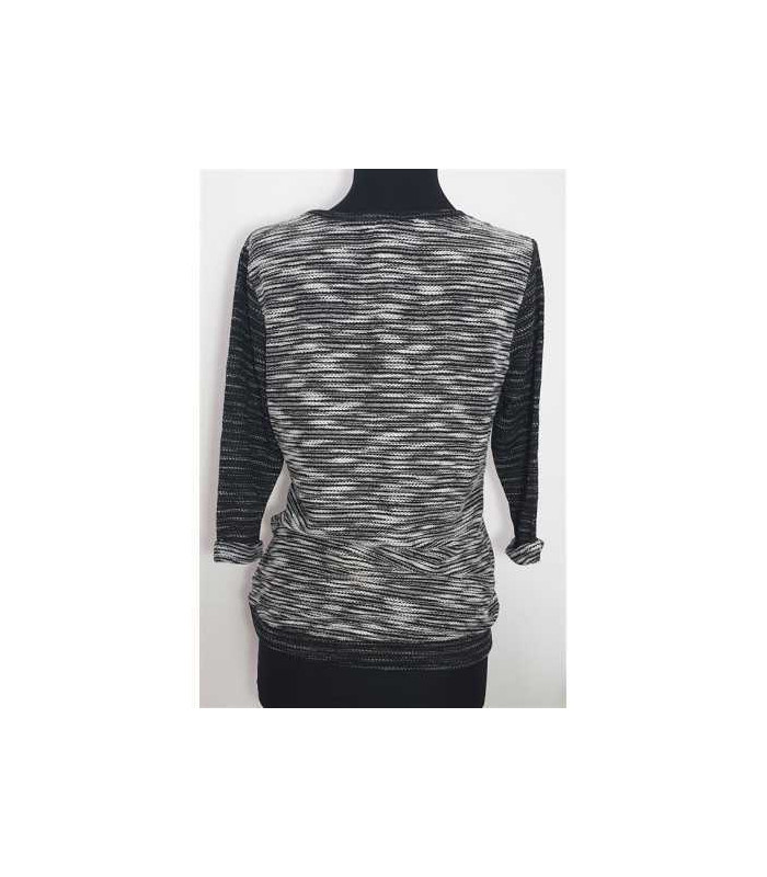 Bluza tricotata dama cu maneci trei sferturi H&M