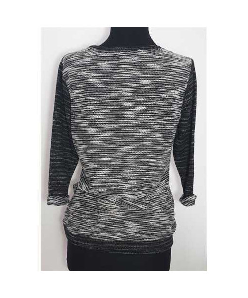 Bluza tricotata dama cu maneci trei sferturi H&M