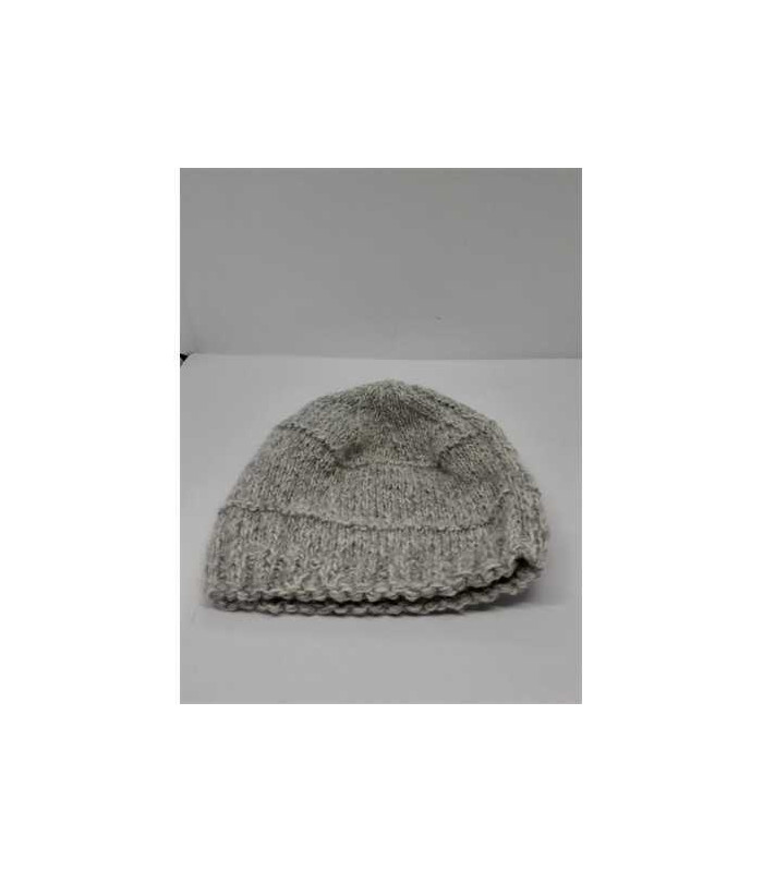 Caciula crosetata pentru copii culoare gri